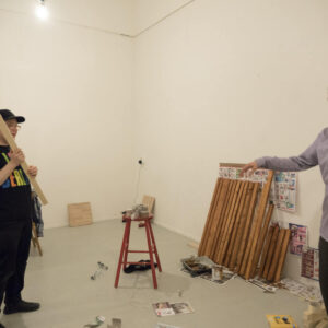ÍVAR GlóI Making of St Hospitality ACT II @ Breed Art Studios