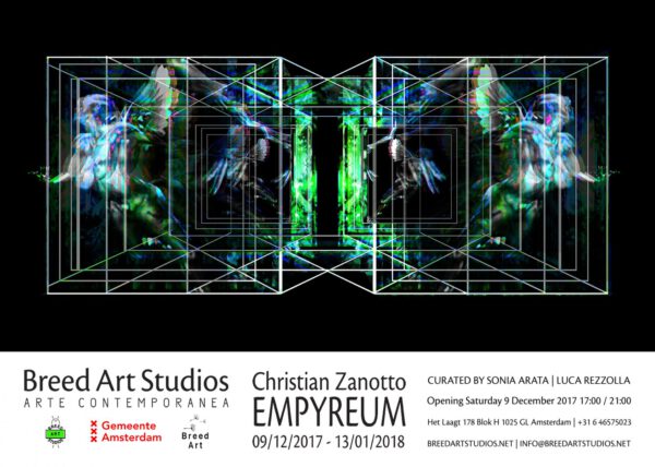 Flayer of Christian Zanotto EMPYREUM at Breedartstudios