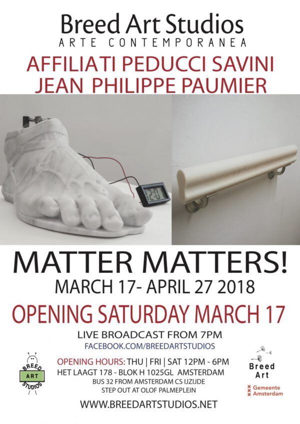 MATTER MATTERS! at Breed Art Studios Poster