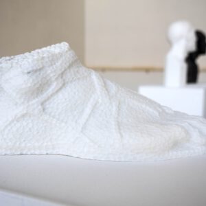 Affiliati Peducci Savini - Polystyrene foot in Carrara Marble - MATTER MATTERS! at Breed Art Studios