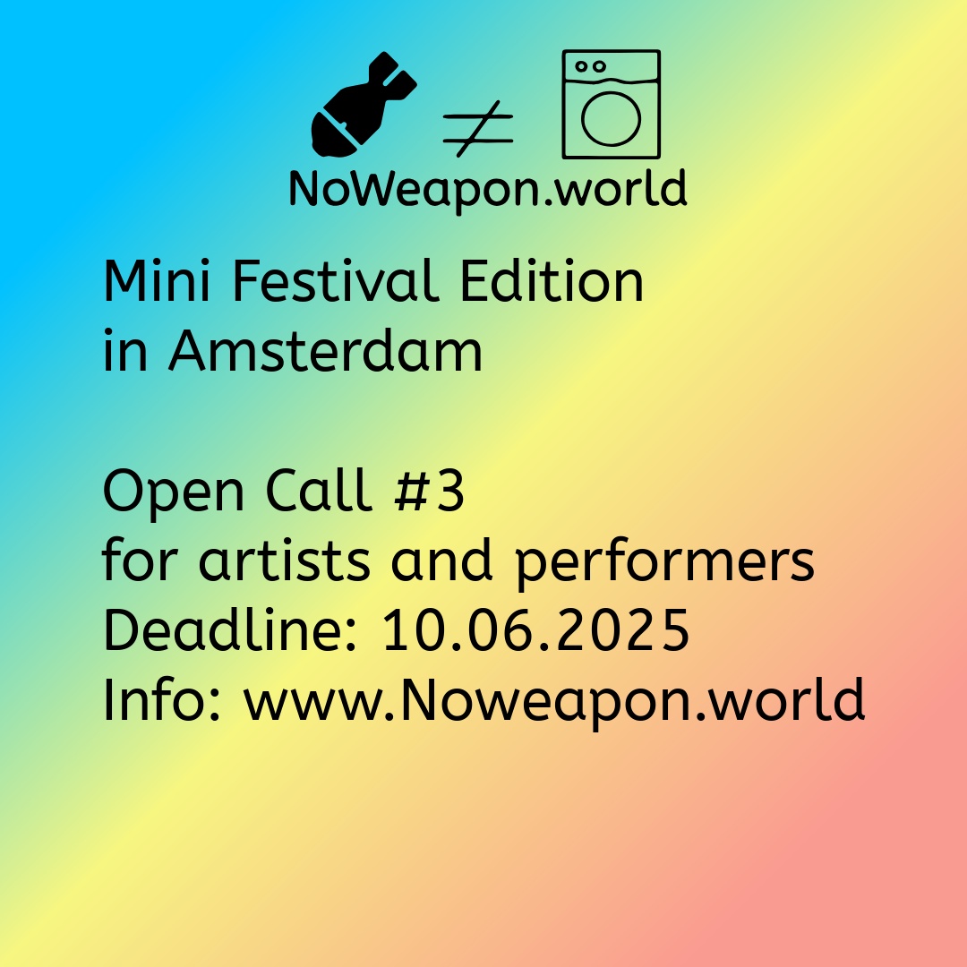 NoWeapon.world: Call to Action for a World Without Weapons 2025