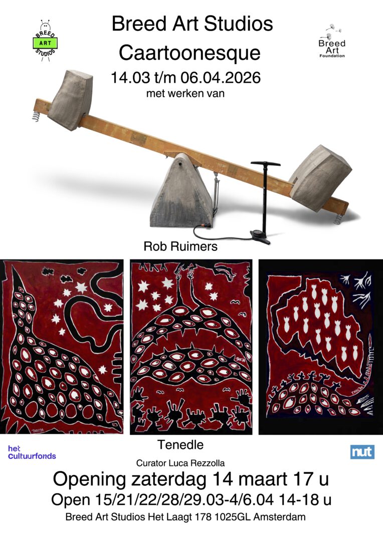 CARTOONESQUE tentoonstelling bij Breed Art Studios Amsterdam Noord
